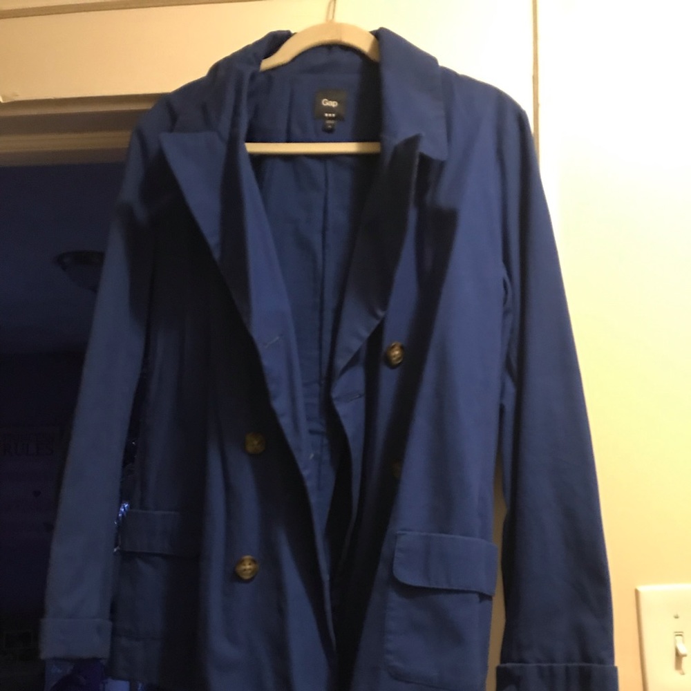 A blue coat